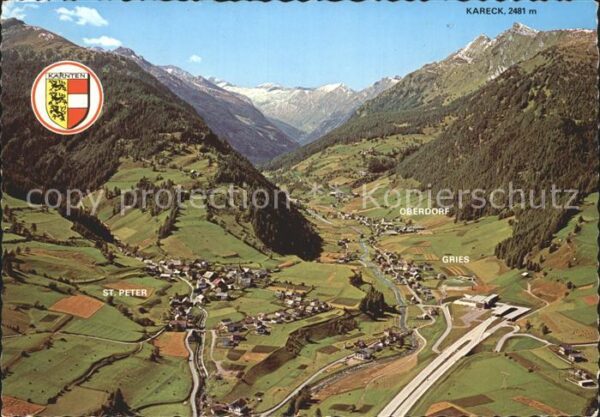 Rennweg Katschberg St. Peter Gries Oberdorf Fliegeraufnahm