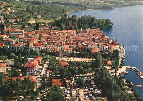 Lazise Lago di Garda Fliegeraufnahme