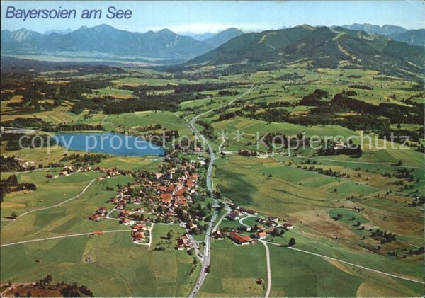Bayersoien Oberammergau Fliegeraufnahme