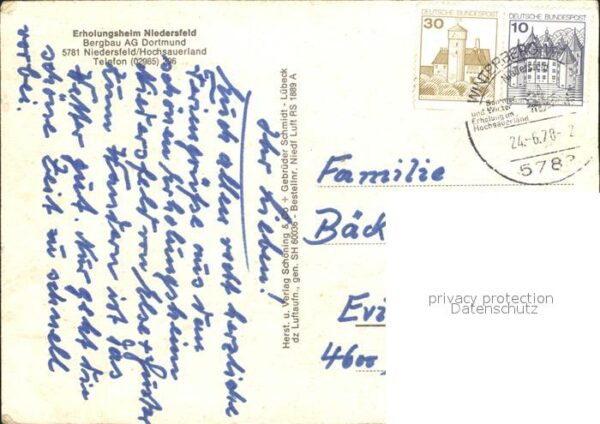 Niedersfeld Fliegeraufnahme Erholungsheim – Bild 2