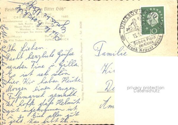 Kroev Mosel Reichsschenke Zum Ritter Götz – Bild 2