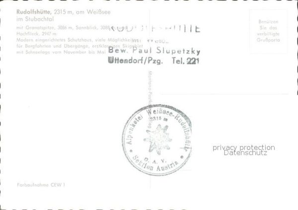 Uttendorf Salzburg Rudolfshütte im Stubachtal – Bild 2
