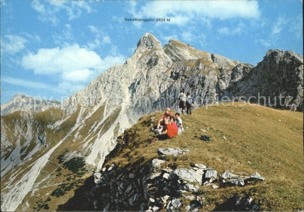 Oberstdorf mit Nebelhorngipfel
