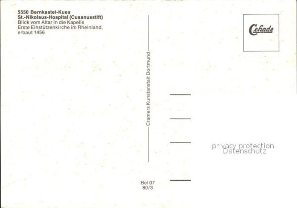 Kues St. Nikolaus-Hospital Cusanusstift – Bild 2