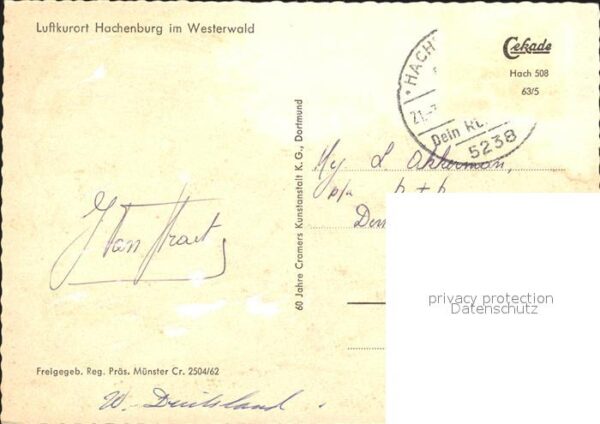 Hachenburg Westerwald Fliegeraufnahme – Bild 2