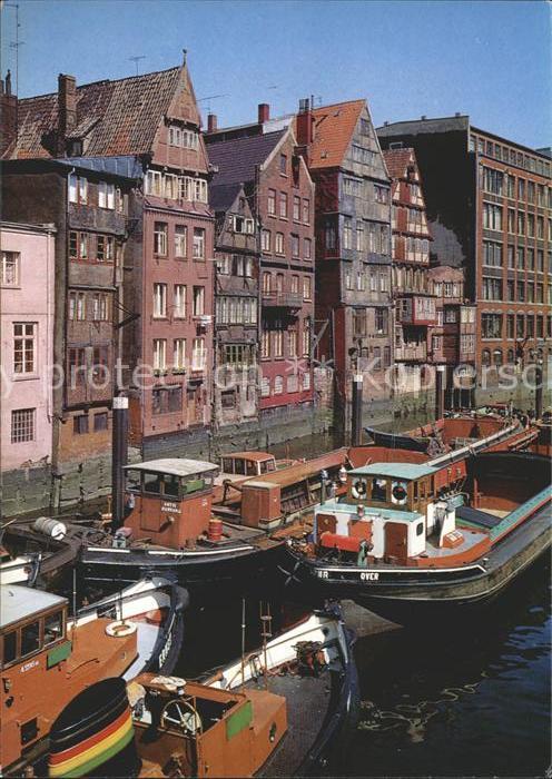 Hamburg alte Häuser am Nicolaifleet