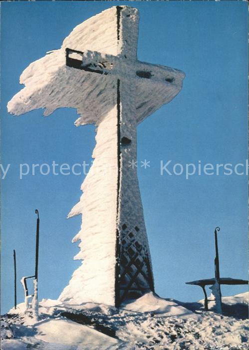 Steibis Kreuz am Hochrat vereist