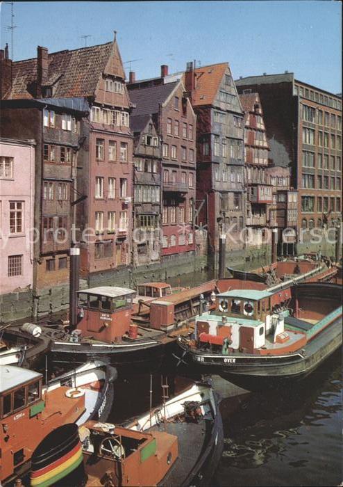Hamburg alte Häuser am Nicolaifleet