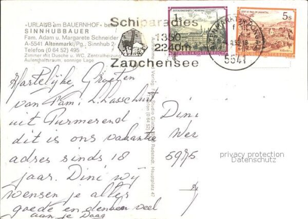 Altenmarkt Pongau Bauernhof Sinnhubbauer – Bild 2