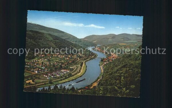 Heidelberg Neckar mit Neckartal