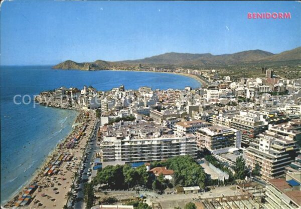 Benidorm Fliegeraufnahme