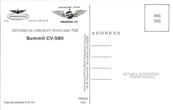 Flugzeuge Zivil Summit CV-580 – Bild 2