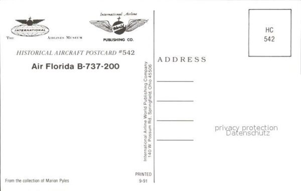 Flugzeuge Zivil Air Florida B-737-200 – Bild 2