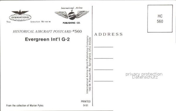 Flugzeuge Zivil Evergreen Int'l G-2 – Bild 2
