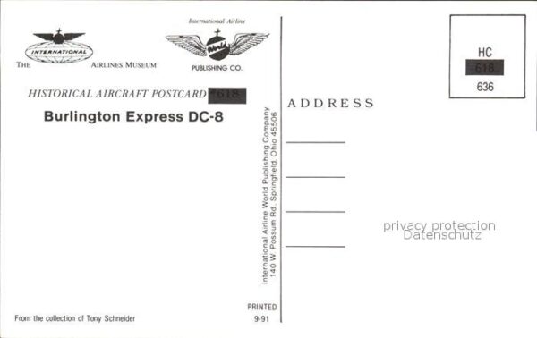 Flugzeuge Zivil Burlington Express DC-8 – Bild 2