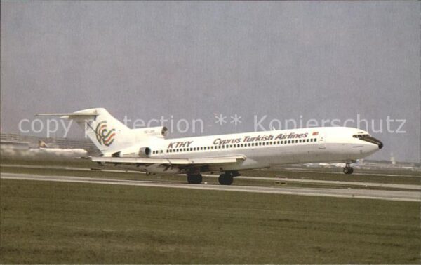 Flugzeuge Zivil Cyprus Turkish Airlines Boeing 727-2F2A