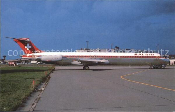 Flugzeuge Zivil Balair McDonnell Douglas MD-82 HB-INW c