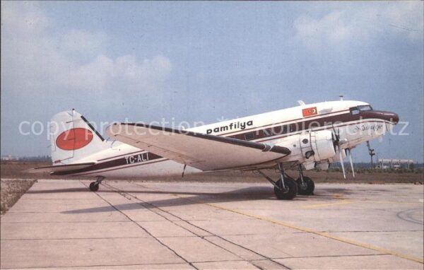Flugzeuge Zivil Pamfilya DC-3C TC-ALI c/n 12830