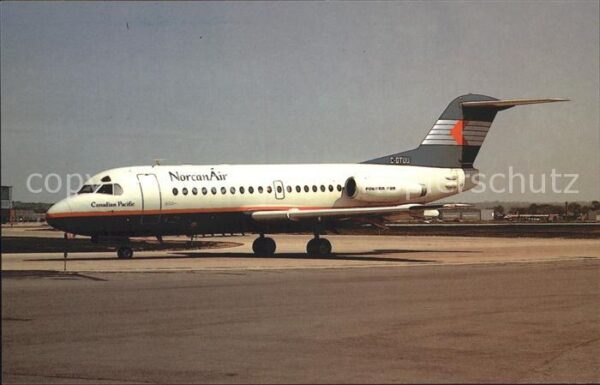 Flugzeuge Zivil NorcanAir Fokker F.28-1000 C-GTUU c/n 1