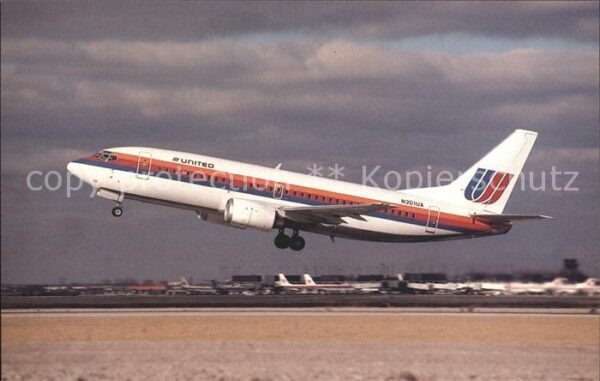 Flugzeuge Zivil United Airlines Boeing 737-322