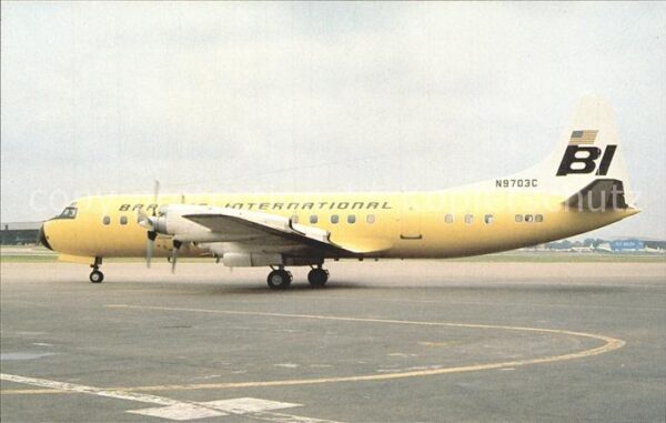 Flugzeuge Zivil Braniff International Lockheed L-188A E