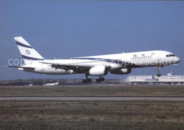 Flugzeuge Zivil EL AL Israel Airlines Boeing 757-258 4X