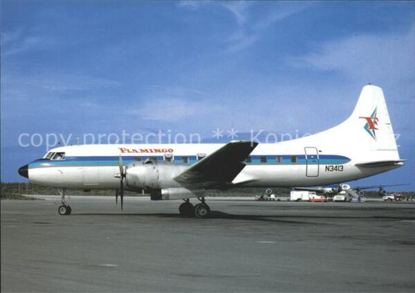 Flugzeuge Zivil Flamingo Airlines CV-340-32 N3413 C/N 3
