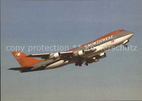 Flugzeuge Zivil Northwest Airlines Boeing 747-251B N613