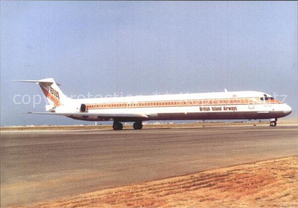 Flugzeuge Zivil British Island Airways DC9-83 G-BNSB