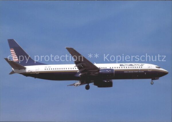Flugzeuge Zivil EL AL Israel Airlines Boeing 737-86N 4X