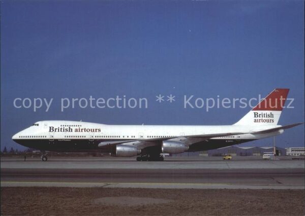 Flugzeuge Zivil Briitsh Airtours Boeing 747-236b G-BDXL