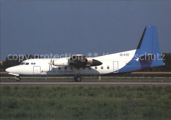Flugzeuge Zivil IFS International Flying Services Fokke