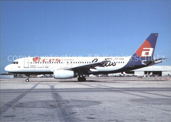Flugzeuge Zivil ACES Colombia Airbus 320 VP-BVB