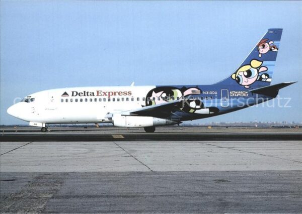 Flugzeuge Zivil Delta Express Cartoon Network Colours B