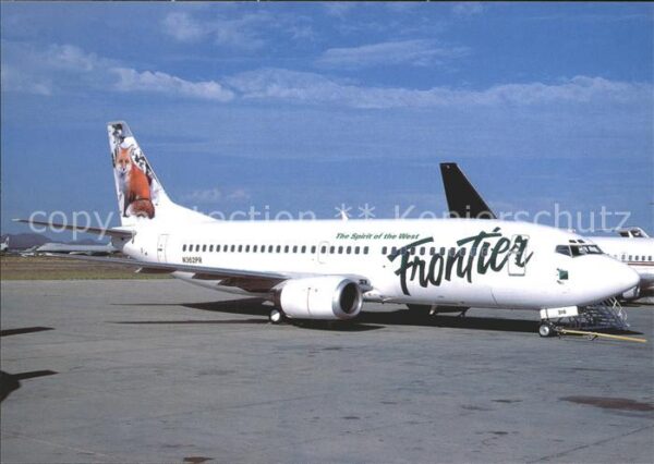Flugzeuge Zivil Frontier Airlines Fox-tail Boeing 737-3