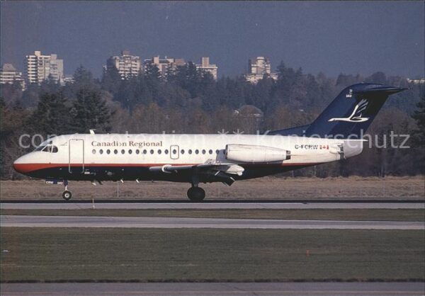 Flugzeuge Zivil Canadian Regional F28-1000 C-FCRW c/n 1