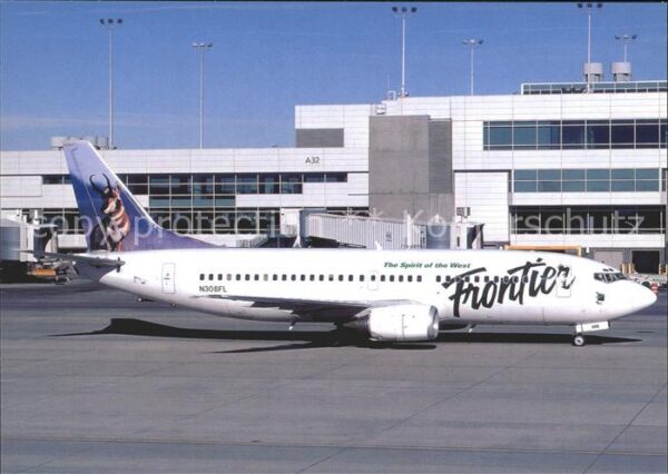 Flugzeuge Zivil Frontier Airlines Deer-tail Boeing 737-