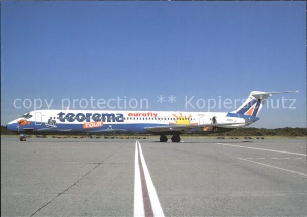 Flugzeuge Zivil Eurofly Teorama Tour McDDouglas MD-83 E