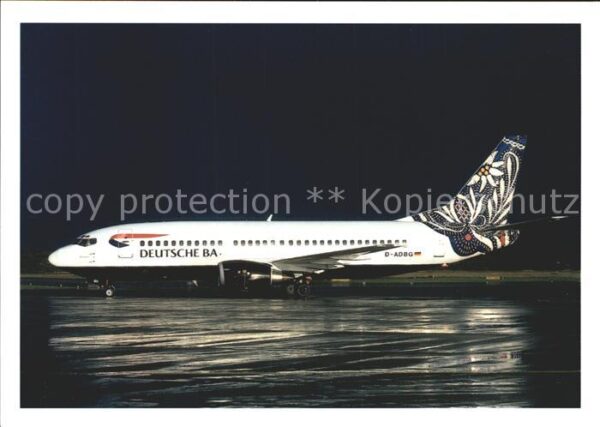 Flugzeuge Zivil Deutsche BA Boeing 737-300