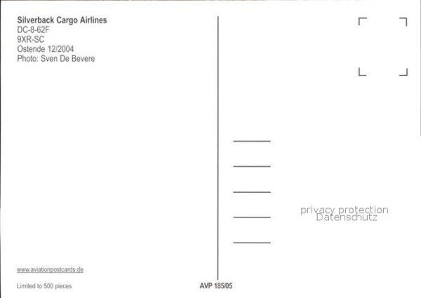 Flugzeuge Zivil Silverback Cargo Airlines DC-8-62F 9XR- – Bild 2