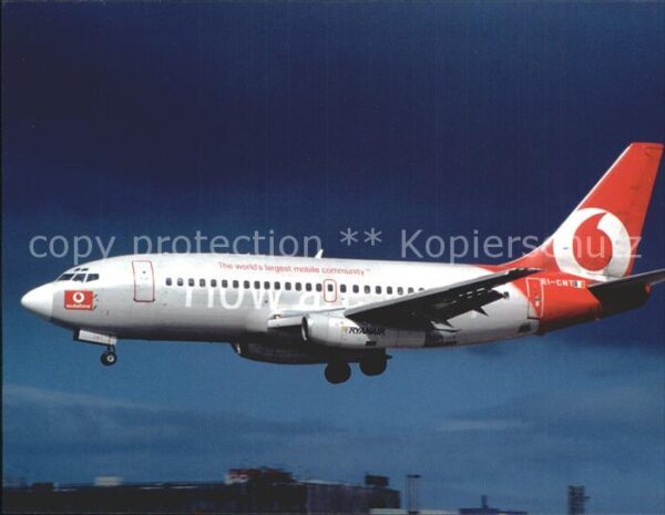 Flugzeuge Zivil Ryanair Vodafone B-737-230 EI-CNT c/n 2