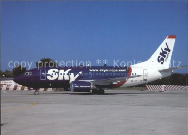 Flugzeuge Zivil Sky Europe B-737-500 OM-SKY