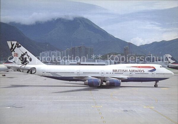 Flugzeuge Zivil Briitsh Airways Yip Man-Yam B-747-436 G