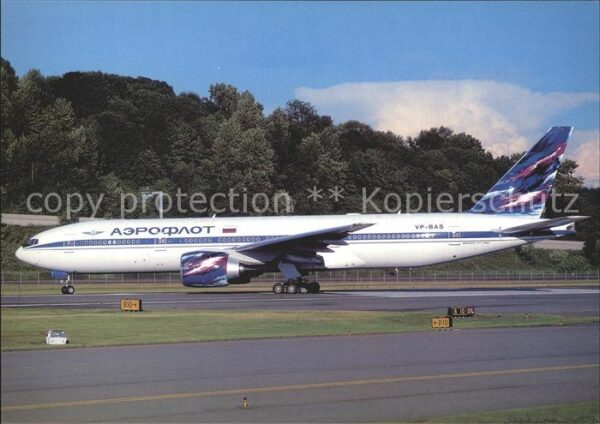 Flugzeuge Zivil Aeroflot Boeing 777-200 VP-BAS