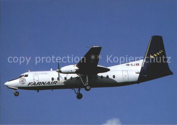 Flugzeuge Zivil Farnair Europe F-27-500 HB-ILJ c/n 1059