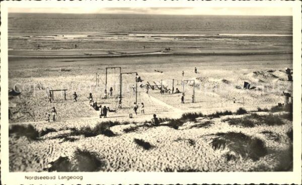 Langeoog Nordseebad Strandpartie