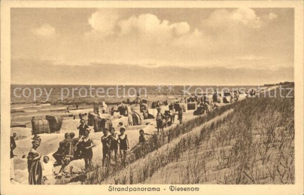 Dievenow Pommern Strandpartie Düne