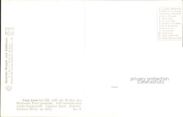 Alf Mosel Burg Arras – Bild 2