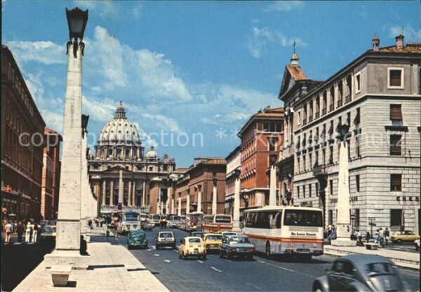 Roma Rom via della Conciliazione Basilica di S P