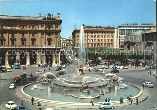 Roma Rom Piazza della Repubblica Fontana delle N